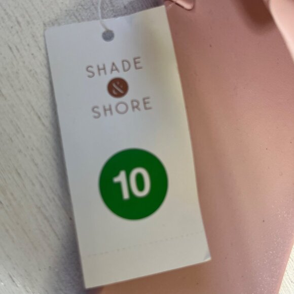 Shade & Shore Flower Embellished Slides Sandals Womens Size 10 Pink New Summer - Picture 13 of 13